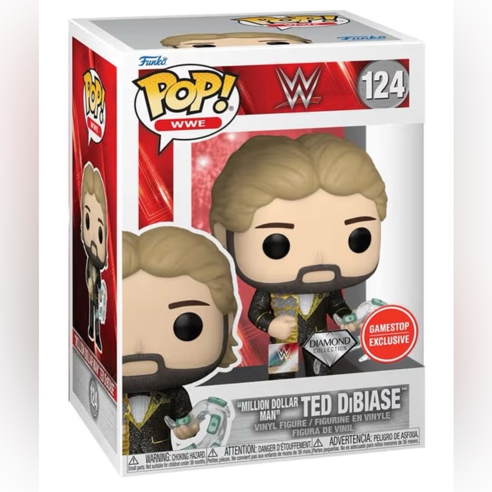 Funko Pop WWE #124 Ted DiBiase Brand New